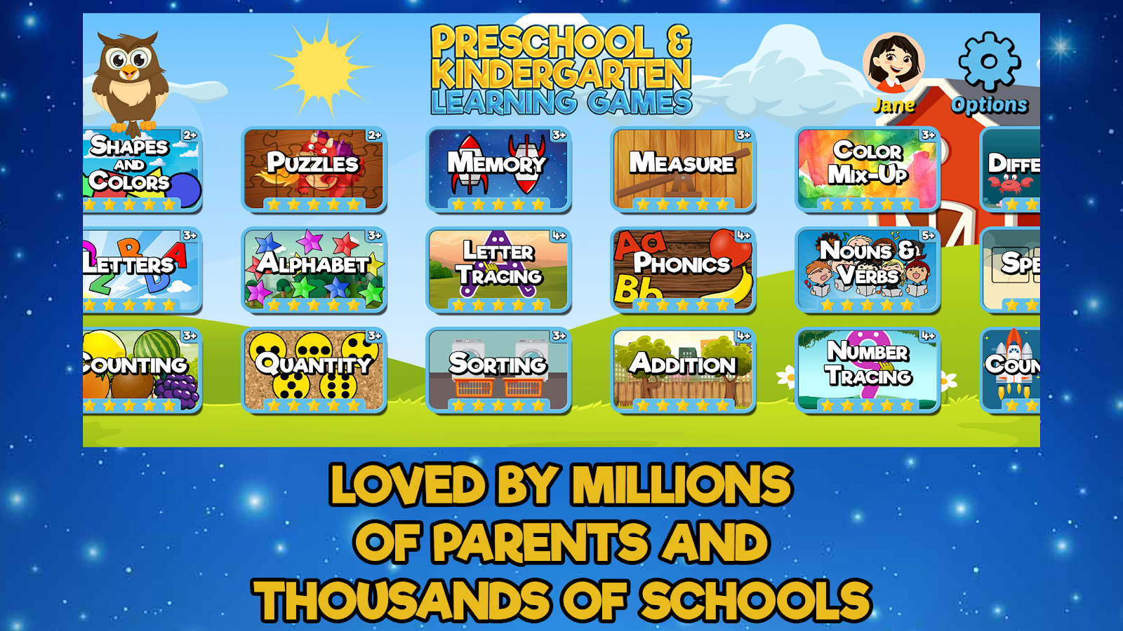 Kids Preschool Learning Games free downloads
