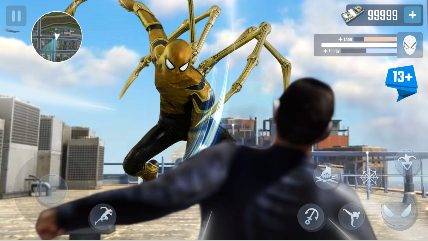 Паук открытый мир. Спайдер Хиро 2. Игра Spider Hero 2. Игры про человека паука на андроид. Человек паук игра мутанты.